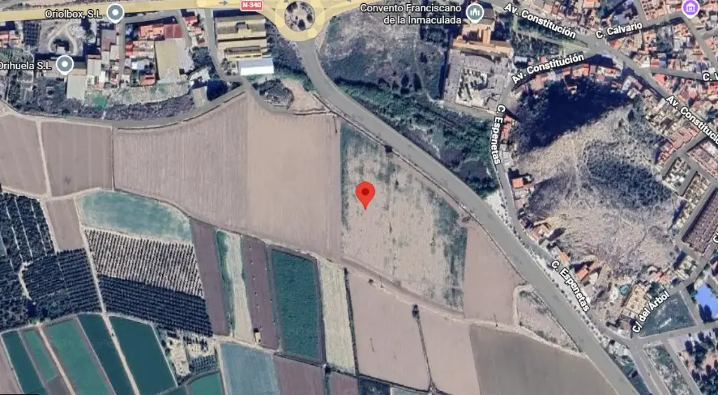 Terreno en venta en cesión de remate situado en Polígono 37 Parcela 10 Molino de la Ciudad Orihuela Alicante 