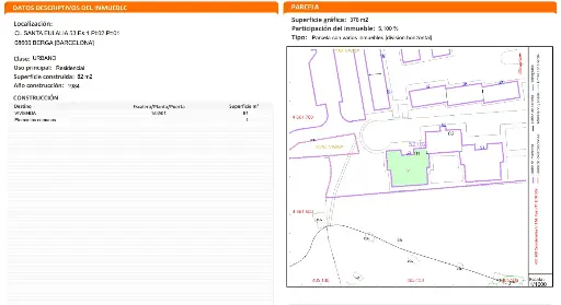 Piso situado en CL Santa Eulalia, 53 Esc:1 Pl:2 Pt:01 Berga 08600 Barcelona