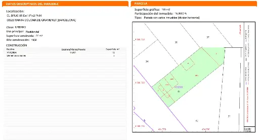 Piso situado en CL Bruc,85 Esc:1 Pl:-2 Pt:01 Santa Coloma de Gramenet 08923 Barcelona